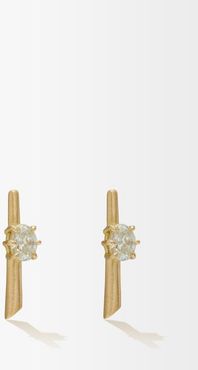 Rae Diamond & 18kt Gold Earrings - Womens - Gold