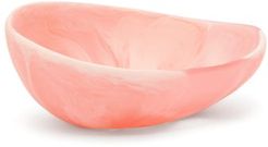 Flow Marbled-resin Dessert Bowl - Pink