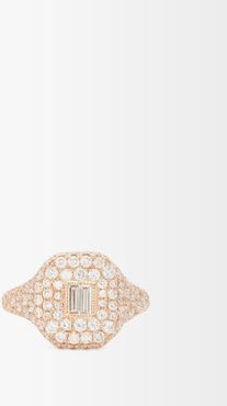 Essential Diamond & 18kt Rose Gold Ring - Womens - Rose Gold