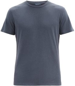 Crew-neck Cotton-blend Jersey T-shirt - Mens - Navy