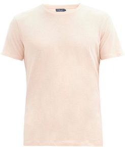 Crew-neck Cotton-blend Jersey T-shirt - Mens - Pink