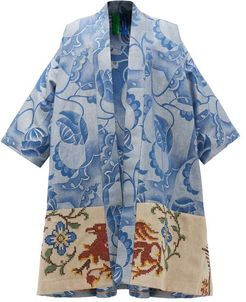 Vintage Kendima Floral-embroidered Coat - Womens - Multi