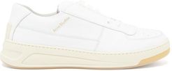 Perey Leather Trainers - Mens - White