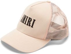 Logo-embroidered Cotton-canvas Trucker Cap - Mens - Pink