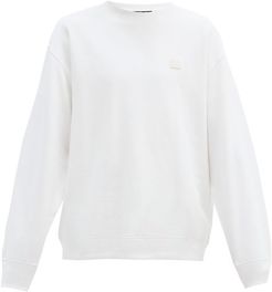 Forba Face Oversized Cotton-jersey Sweatshirt - Mens - White