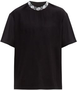 Eternal Face-print Crew-neck T-shirt - Mens - Black