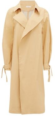 Montagne Double-breasted Cotton Trench Coat - Womens - Camel