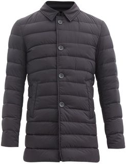 Il Cappotto Quilted-down Coat - Mens - Navy