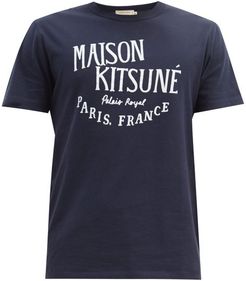 Palais Royal-print Cotton-jersey T-shirt - Mens - Navy