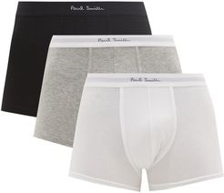 Pack Of Three Cotton-blend Jersey Boxer Briefs - Mens - Multi