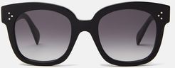 Square Acetate Sunglasses - Womens - Black