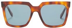 Square Acetate Sunglasses - Womens - Tortoiseshell