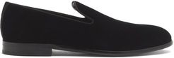 Velvet Loafers - Mens - Black