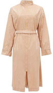 The Amy Coated Cotton-blend Raincoat - Womens - Pink