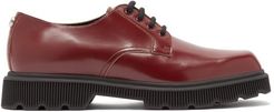 Mystras Leather Derby Shoes - Mens - Burgundy