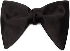 Silk-satin Bow Tie - Mens - Black