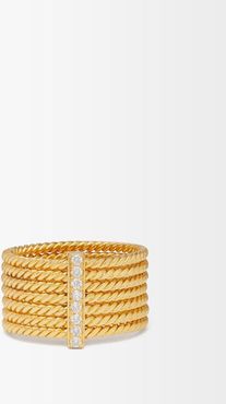 Reef Diamond & 18kt Gold Ring - Womens - Gold