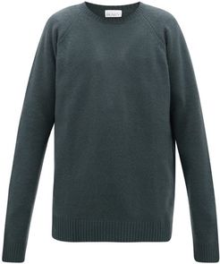 Oversized Cashmere Sweater - Mens - Dark Green