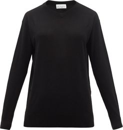 V-neck Cashmere Sweater - Womens - Black