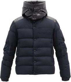 Aubrac Hooded Down Quilted Jacket - Mens - Navy
