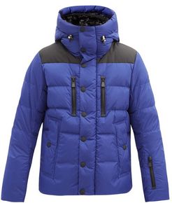 Rodenberg Zipped-pocket Quilted Down Jacket - Mens - Blue