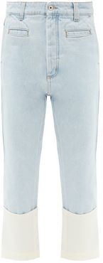 Fisherman Turn-up Cropped-leg Jeans - Womens - Denim