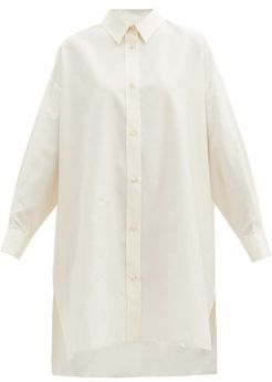 Macali Silk Tunic Shirt - Womens - Ivory
