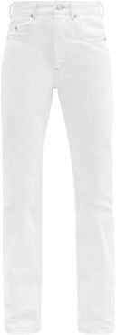 Belvira Logo-embroidered Bootcut Jeans - Womens - White