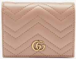 GG Marmont Bi-fold Quilted-leather Cardholder - Womens - Nude