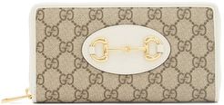 1955 Horsebit Gg Supreme Wallet - Womens - White Multi