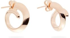 Coiled Rose Gold-plated Sterling-silver Earrings - Womens - Rose Gold