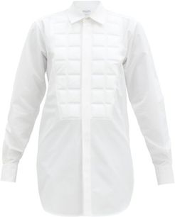 Quilted Cotton-blend Shirt - Womens - White