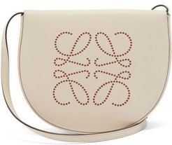 Heel Mini Leather Cross-body Bag - Womens - Ivory