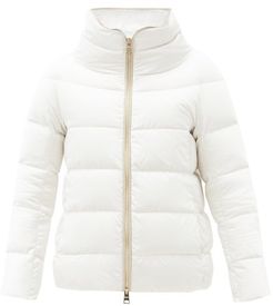 Bonbon High-neck Quilted Down Jacket - Womens - White