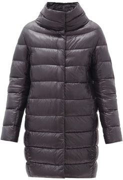 Dora Quilted Down Coat - Womens - Black