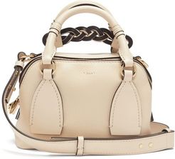 Daria Small Grained-leather Cross-body Bag - Womens - Beige