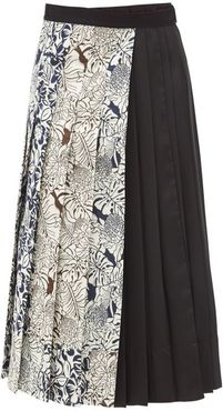 Lago Midi Skirt - Womens - Black Multi