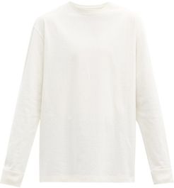 Crew-neck Cotton-jersey T-shirt - Mens - Cream