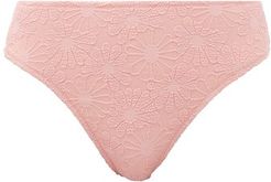 Morgan High-rise High-leg Bikini Briefs - Womens - Pink