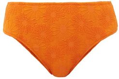 Morgan High-rise High-leg Bikini Briefs - Womens - Orange