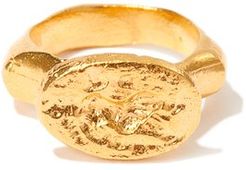 The Odyssey 24kt Gold-plated Ring - Mens - Gold