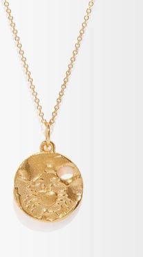 Cancer 24kt Gold-plated Necklace - Mens - Gold