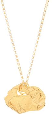 The Pig 24kt Gold-plated Necklace - Womens - Yellow Gold