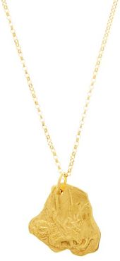 The Monkey 24kt Gold-plated Pendant Necklace - Womens - Yellow Gold