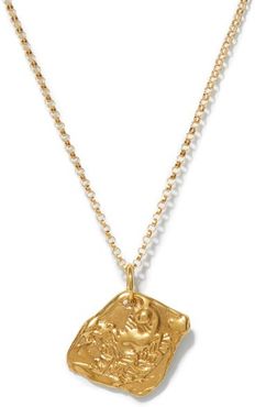 Tiger 24kt Gold-plated Necklace - Womens - Yellow Gold