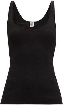 Urda Scoop-neck Jersey Tank Top - Womens - Black