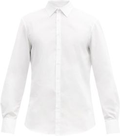 Romanesque Bourrienne-cuff Cotton-poplin Shirt - Mens - White