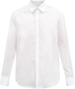 Cavalier Cotton-poplin Shirt - Mens - White