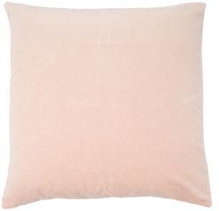 Luxury Cotton-blend Velvet Cushion - Nude