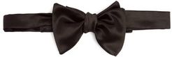 Silk And Cotton-blend Bow Tie - Mens - Black